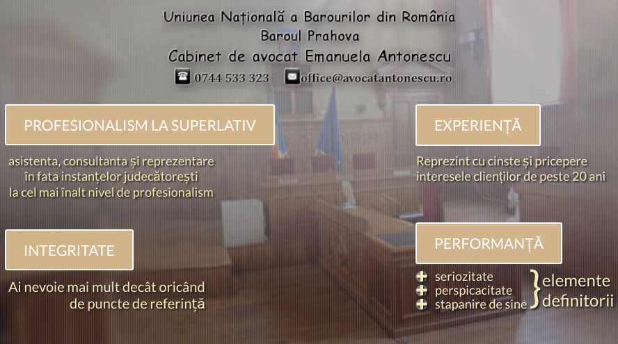 avocat Antonescu emanuela